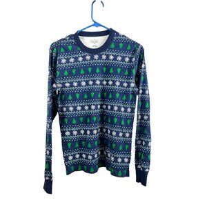 Moon & Back Navy Blue Long Sleeve Top